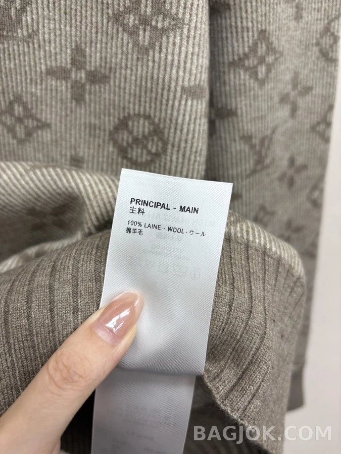 루이비통 루이비통 모노그램 자카드 니트 스웨터 상세 이미지