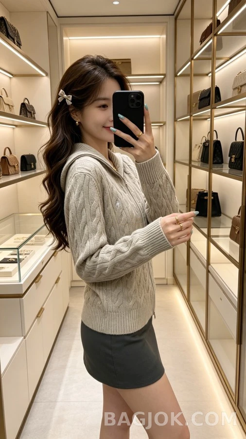 폴로 랄프 로렌 폴로 랄프 로렌 케이블 니트 풀집업 가디건 상세 이미지