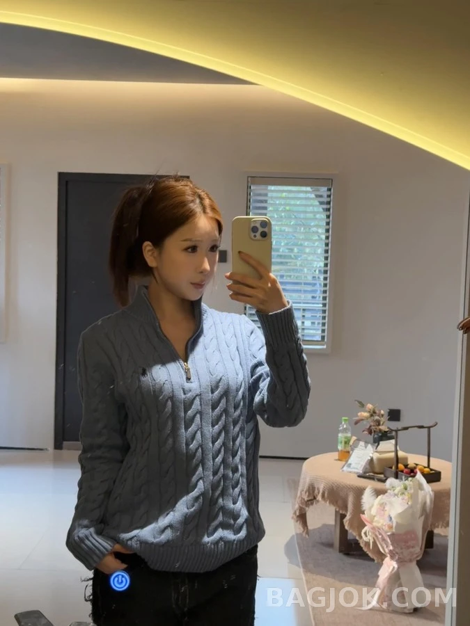 폴로 랄프 로렌 폴로 랄프 로렌 케이블 쿼터집 니트 상세 이미지