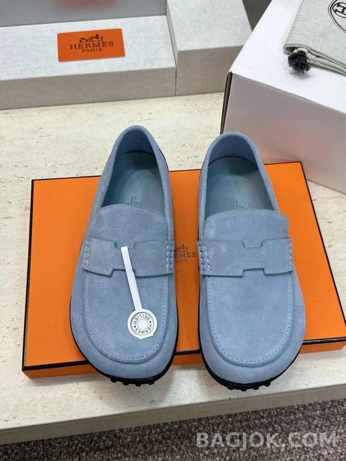에르메스 에르메스 스웨이드 드라이빙 로퍼 상세 이미지