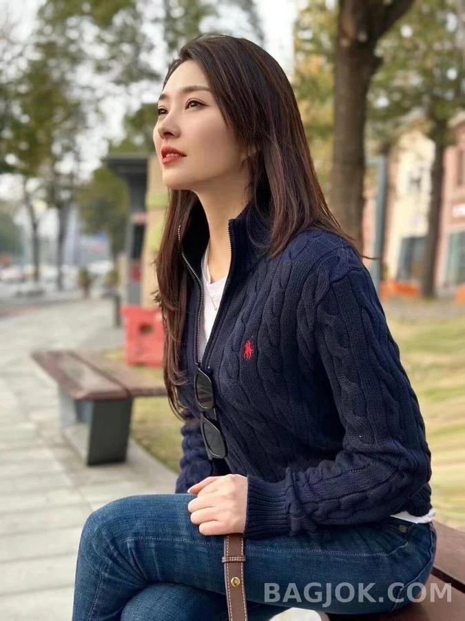 폴로 랄프 로렌 폴로 랄프 로렌 케이블 니트 쿼터집 스웨터 상세 이미지