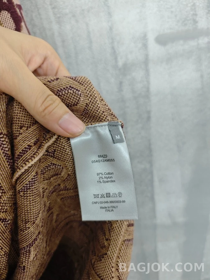 디올 디올 오블리크 자카드 니트 상세 이미지