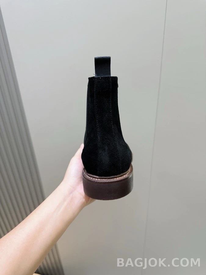 브루넬로 쿠치넬리 브루넬로 쿠치넬리 스웨이드 첼시 부츠 상세 이미지