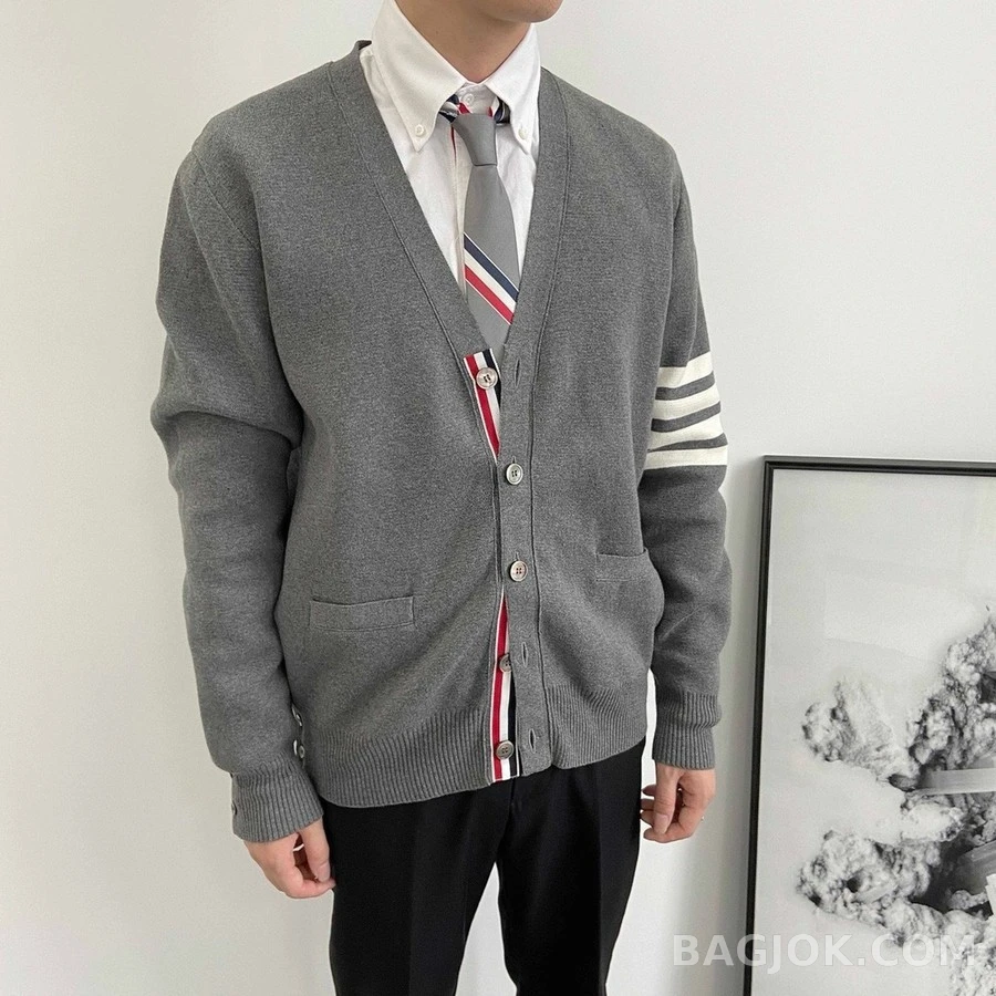 톰브라운 톰브라운 4선 스트라이프 가디건 상세 이미지