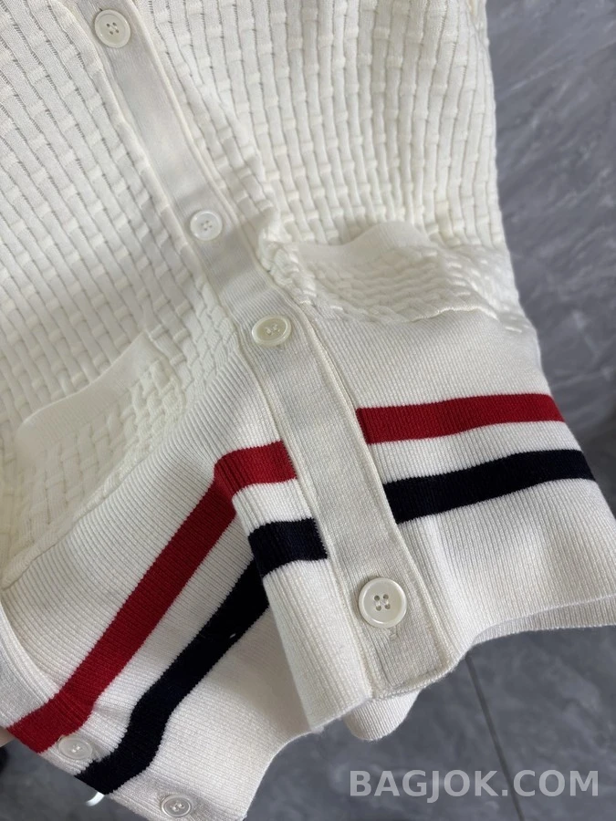 톰브라운 톰브라운 텍스처 니트 가디건 상세 이미지