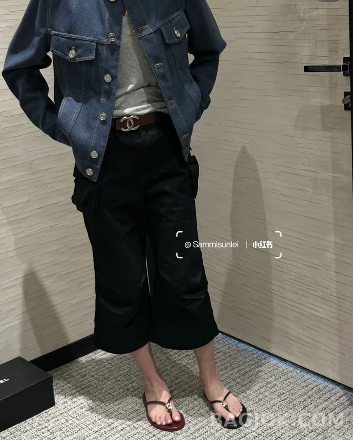 샤넬 샤넬 로고 플립플롭 상세 이미지