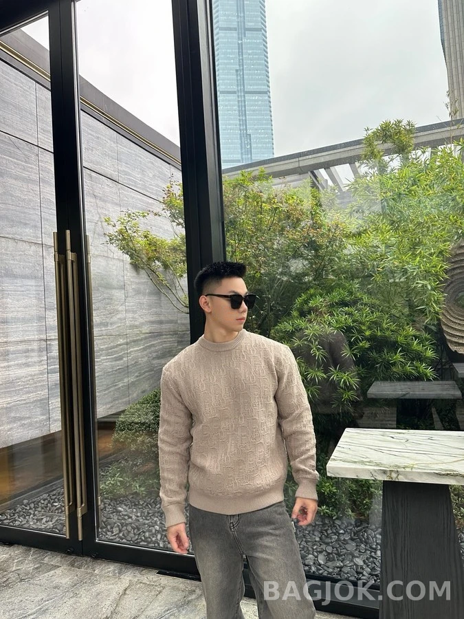 디올 디올 오블리크 자카드 스웨터 상세 이미지