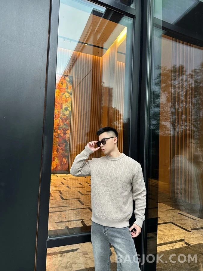 디올 디올 오블리크 자카드 스웨터 상세 이미지