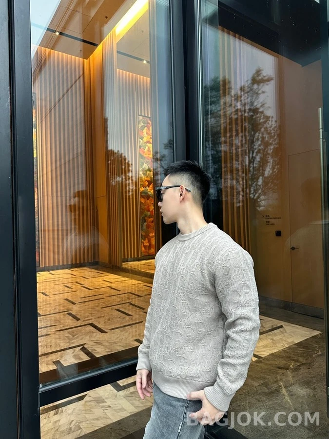 디올 디올 오블리크 자카드 스웨터 상세 이미지