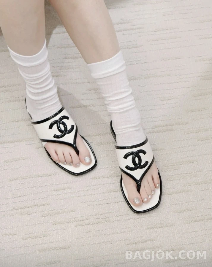 샤넬 샤넬 로고 샌들 상세 이미지