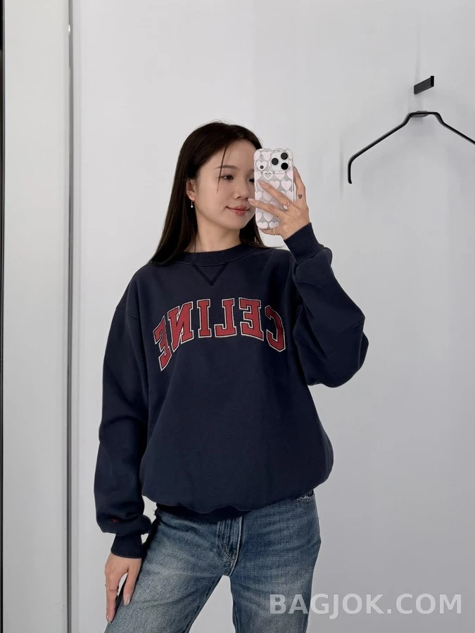셀린느 셀린느 아치 레터링 맨투맨 상세 이미지