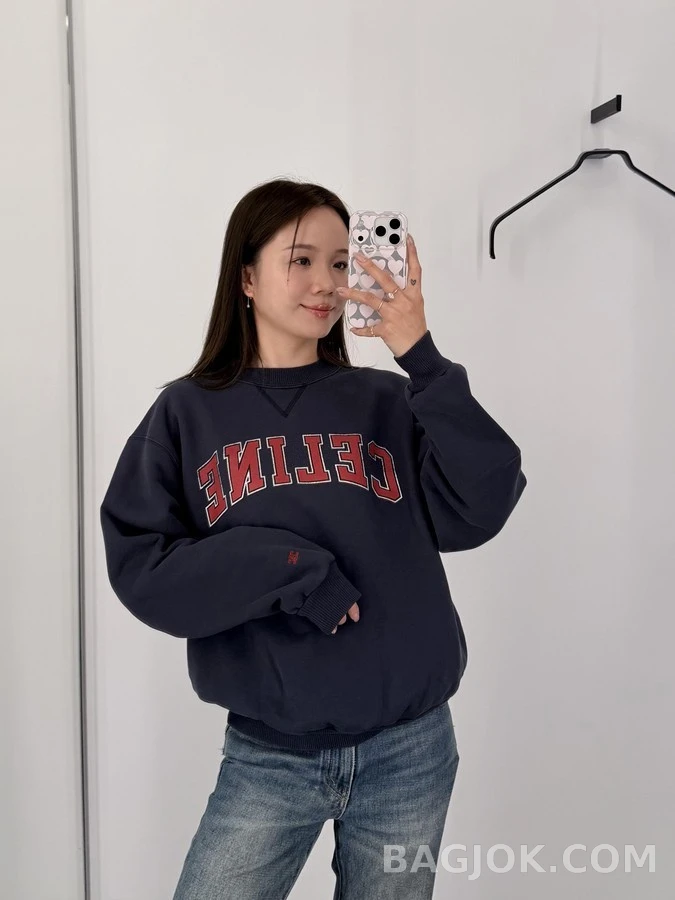 셀린느 셀린느 아치 레터링 맨투맨 상세 이미지