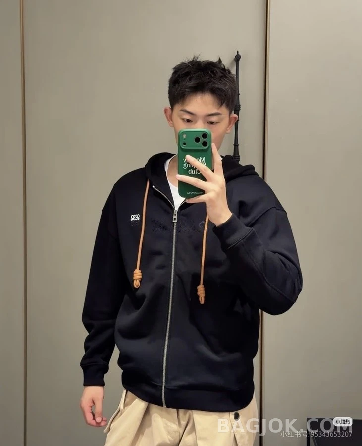 로에베 로에베 아나그램 자수 후드 집업 상세 이미지