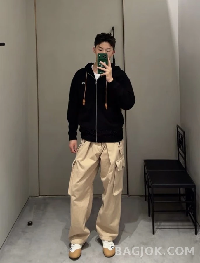 로에베 로에베 아나그램 자수 후드 집업 상세 이미지