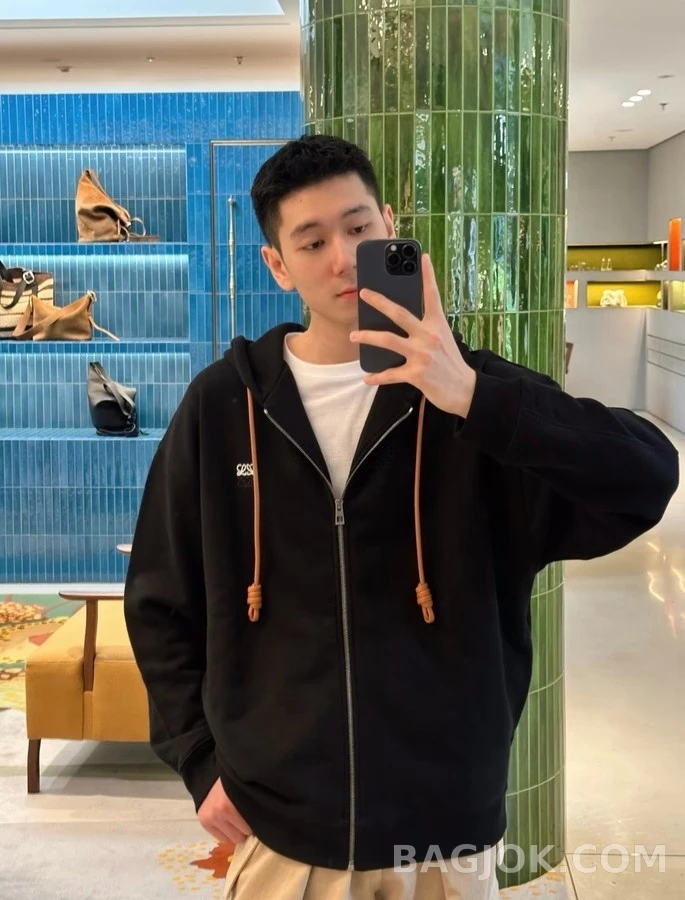 로에베 로에베 아나그램 자수 후드 집업 상세 이미지