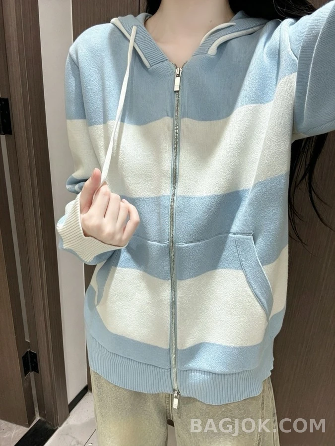 톰브라운 톰브라운 스트라이프 강아지 후드 집업 상세 이미지