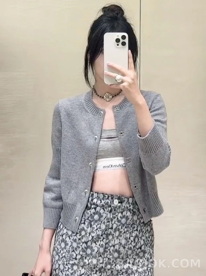 샤넬 샤넬 버튼 니트 가디건 상세 이미지