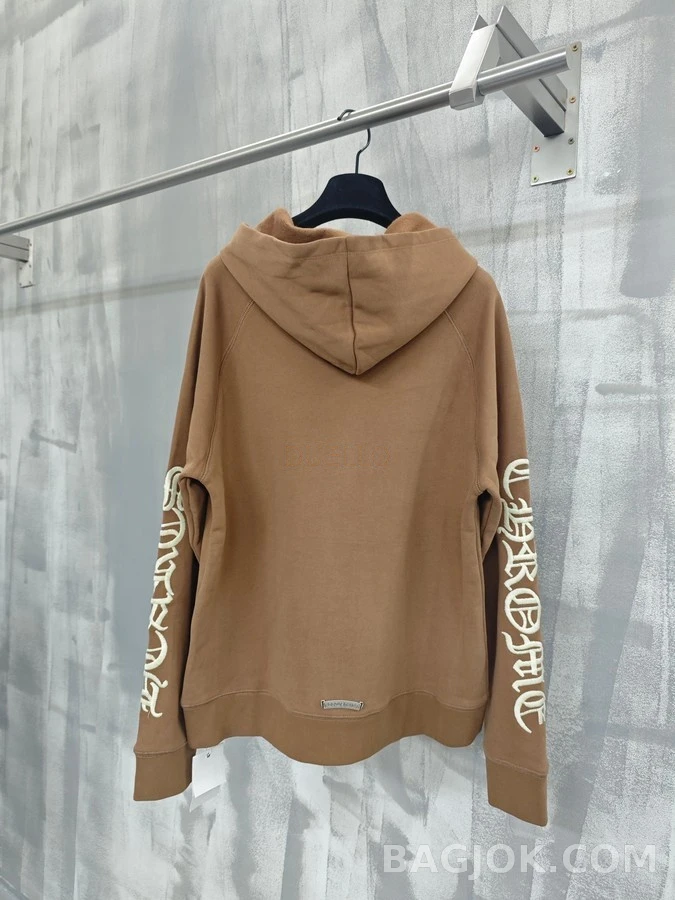 크롬하츠 크롬하츠 고딕 레터링 후드티 상세 이미지