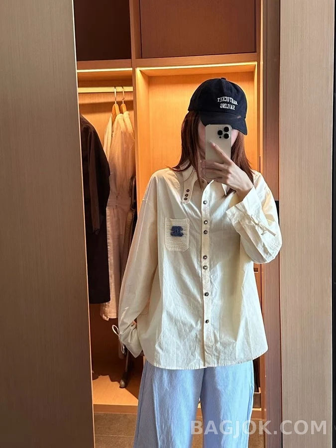 샤넬 샤넬 로고 포켓 셔츠 상세 이미지