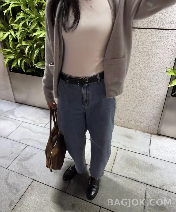샤넬 샤넬 더블 C 로고 리버서블 벨트 상세 이미지