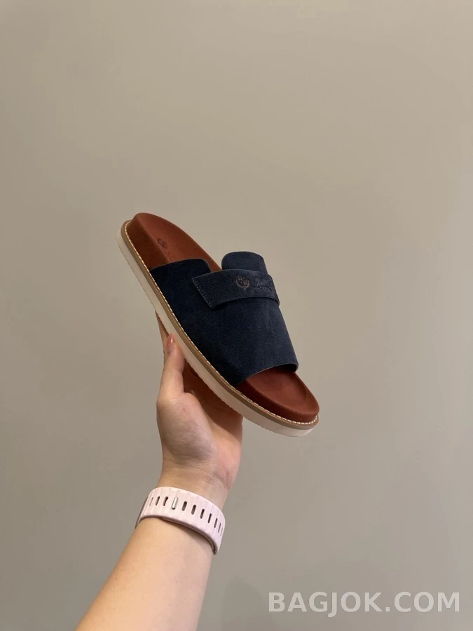 로로피아나 로로피아나 스웨이드 슬라이드 샌들 상세 이미지