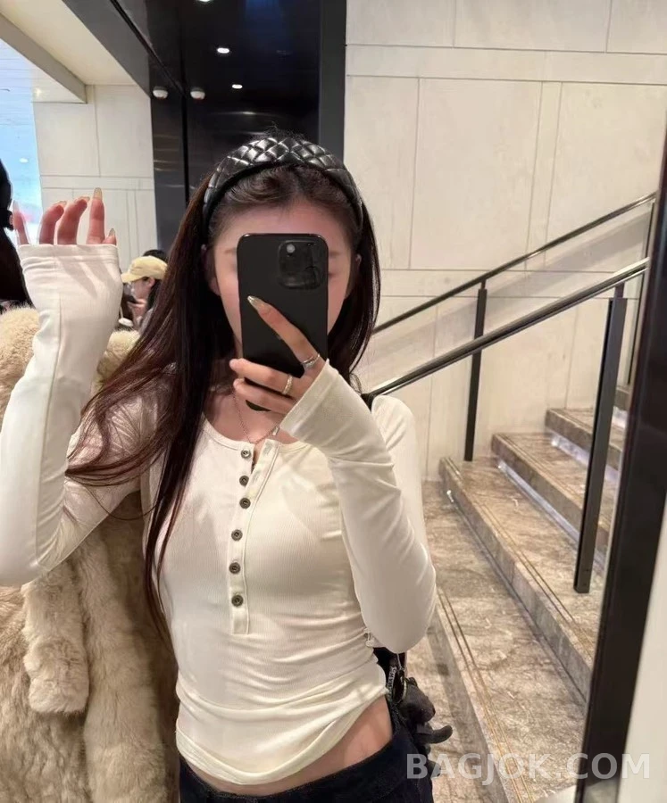 샤넬 샤넬 퀼팅 로고 헤어밴드 상세 이미지