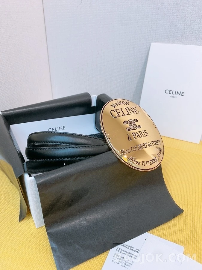 셀린느 셀린느 메종 빈티지 오벌 버클 벨트 상세 이미지