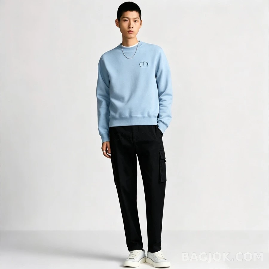 디올 디올 아이콘 자수 맨투맨 상세 이미지