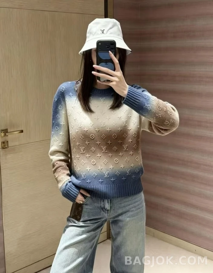 루이비통 루이비통 그라데이션 모노그램 니트 상세 이미지