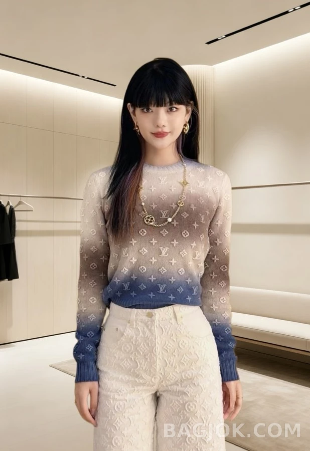 루이비통 루이비통 그라데이션 모노그램 니트 상세 이미지