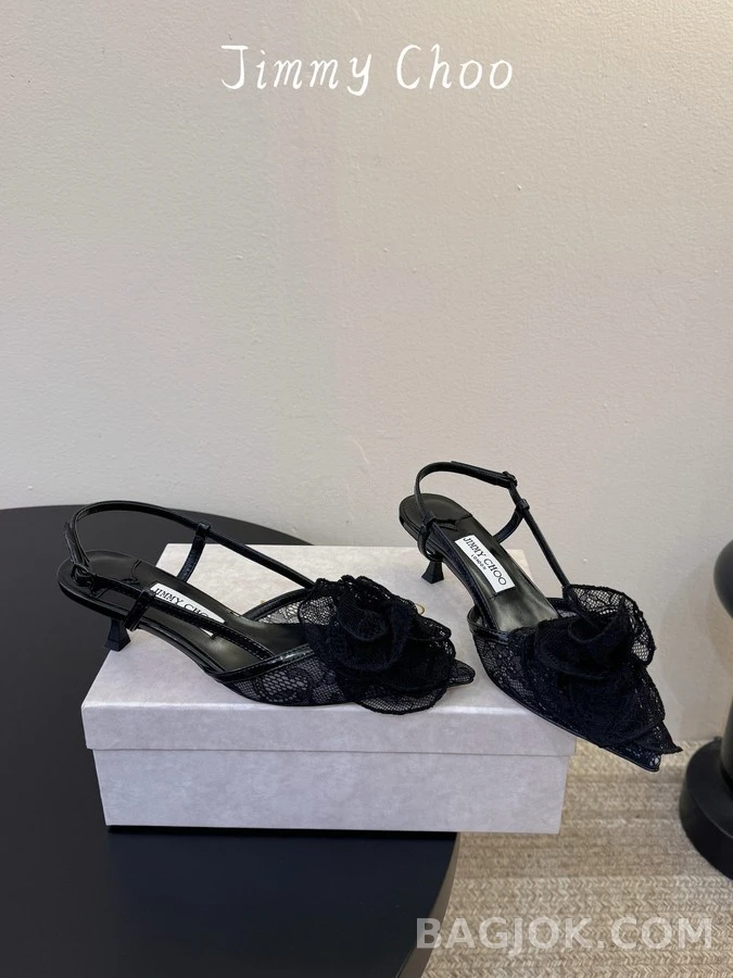 지미추 지미추 레이스 슬링백 힐 상세 이미지