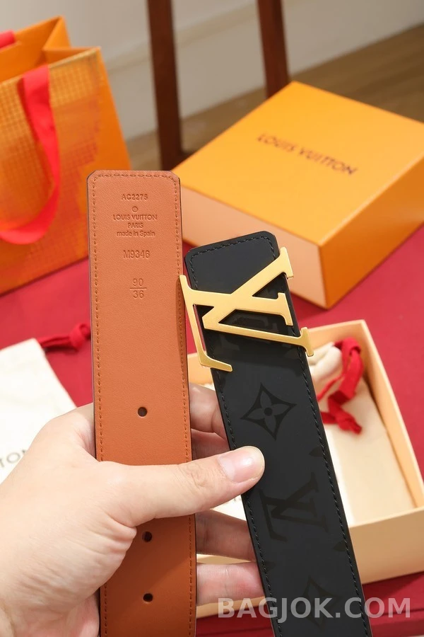 루이비통 루이비통 모노그램 버클 리버서블 벨트 상세 이미지