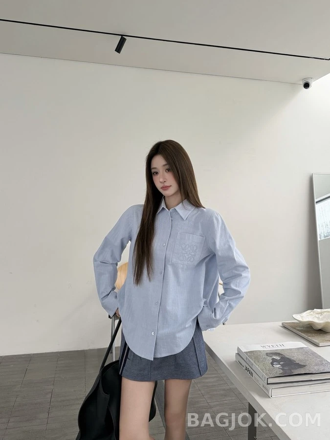 로에베 로에베 아나그램 자수 셔츠 상세 이미지