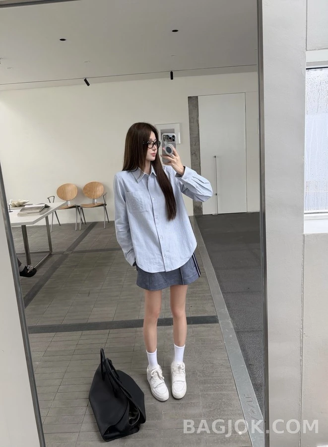 로에베 로에베 아나그램 자수 셔츠 상세 이미지