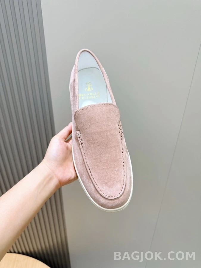 브루넬로 쿠치넬리 브루넬로 쿠치넬리 스웨이드 로퍼 상세 이미지