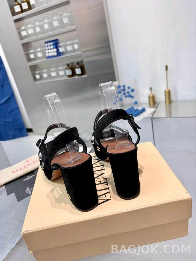 발렌티노 발렌티노 메탈 스터드 플랫폼 샌들 상세 이미지