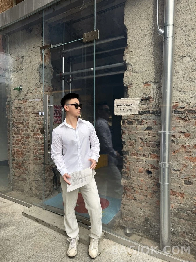 디올 디올 자수 긴팔 티셔츠 상세 이미지