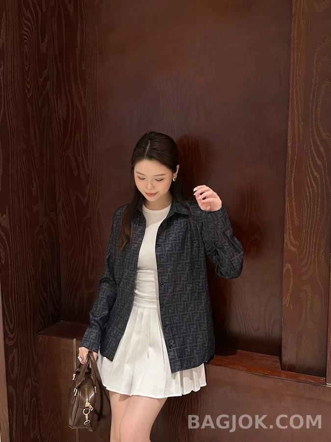 펜디 펜디 모노그램 셔츠 상세 이미지