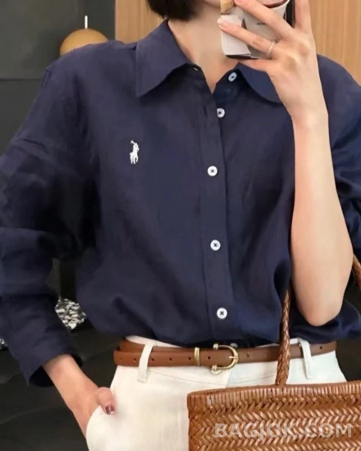 폴로 랄프 로렌 폴로 랄프 로렌 포니 자수 셔츠 상세 이미지