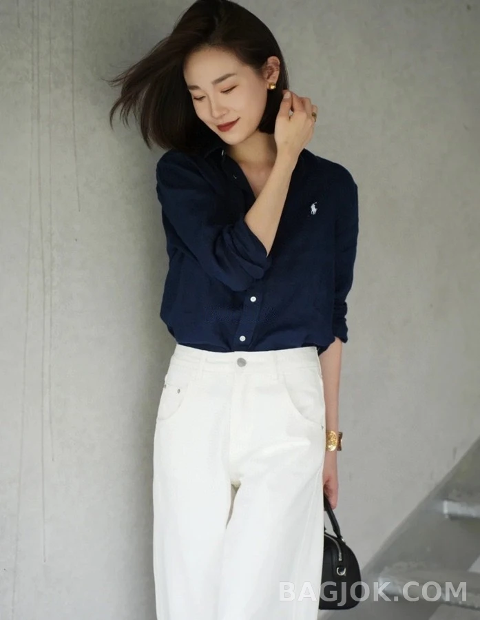 폴로 랄프 로렌 폴로 랄프 로렌 포니 자수 셔츠 상세 이미지