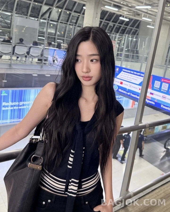 디올 디올 스트라이프 니트 스웨터 상세 이미지