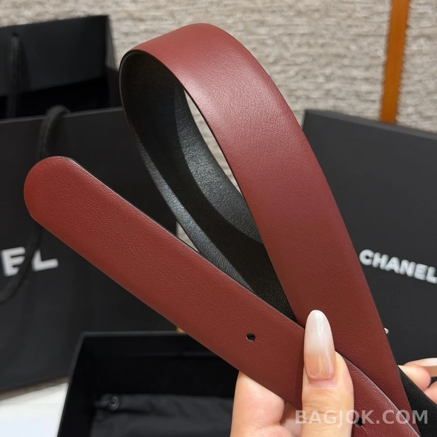 샤넬 샤넬 진주 로고 벨트 상세 이미지