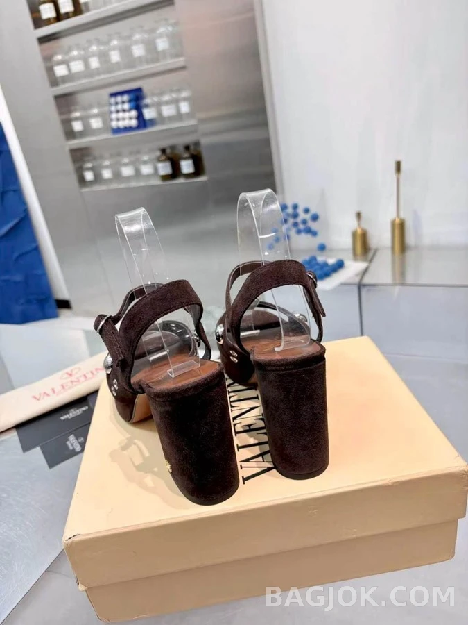 발렌티노 발렌티노 메탈 스터드 플랫폼 샌들 상세 이미지