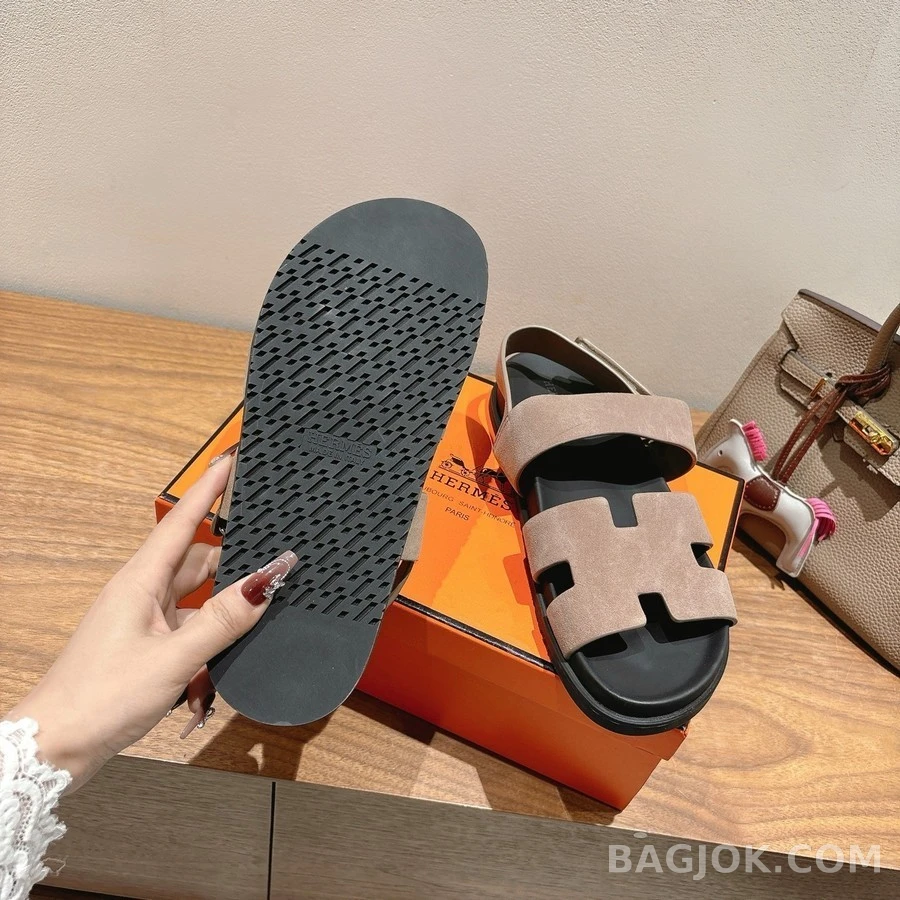 에르메스 에르메스 H 로고 스트랩 샌들 상세 이미지