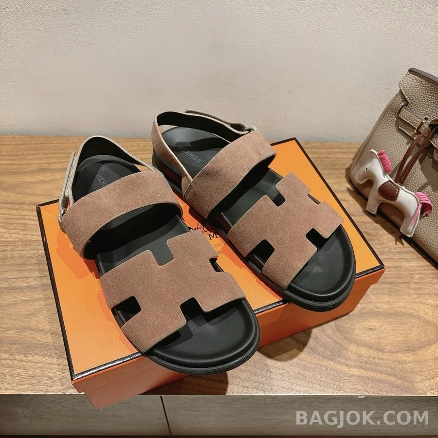 에르메스 에르메스 H 로고 스트랩 샌들 상세 이미지