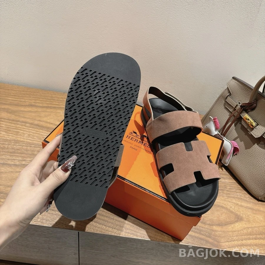 에르메스 에르메스 H 로고 스트랩 샌들 상세 이미지