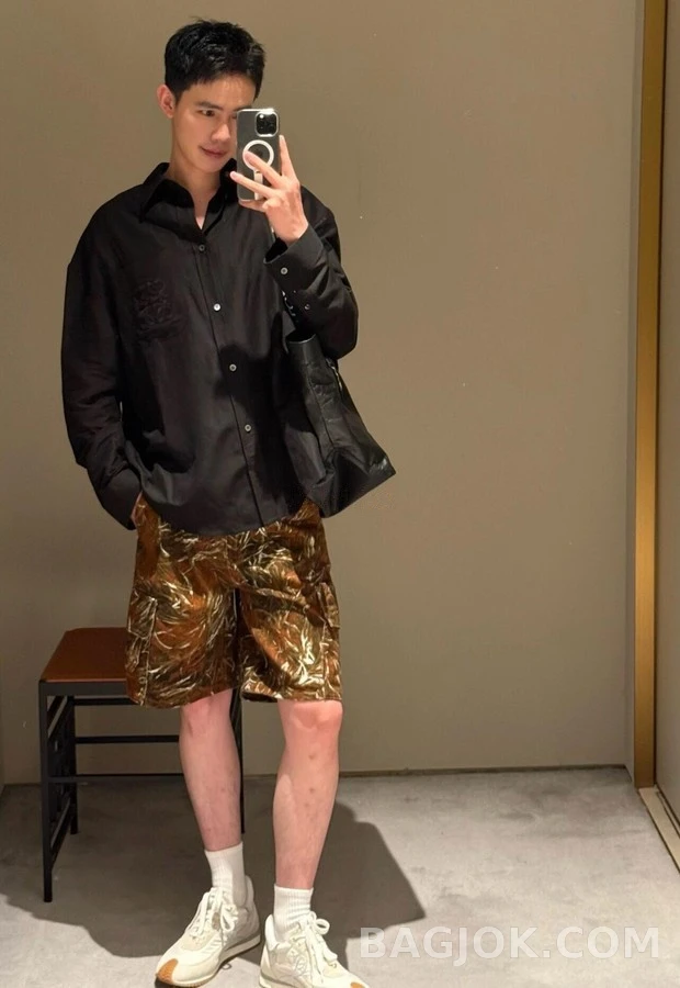 로에베 로에베 아나그램 자수 긴팔 셔츠 상세 이미지