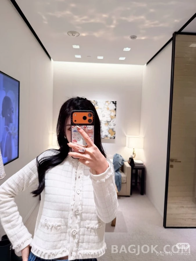 샤넬 샤넬 아이스 큐브 퀼팅 가디건 상세 이미지