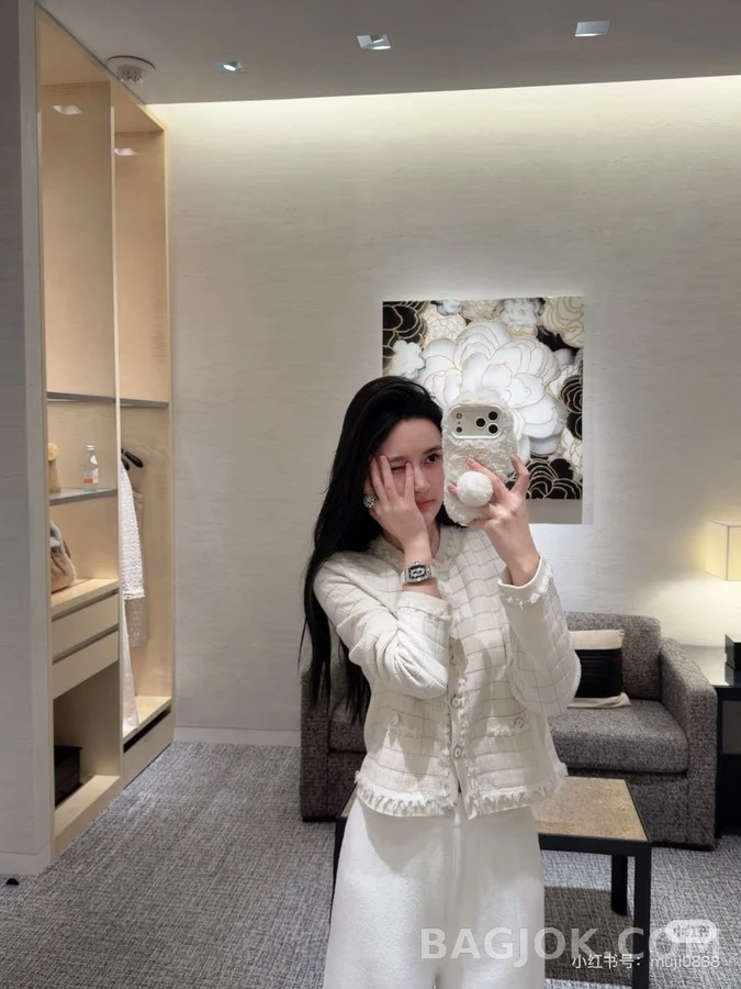샤넬 샤넬 아이스 큐브 퀼팅 가디건 상세 이미지
