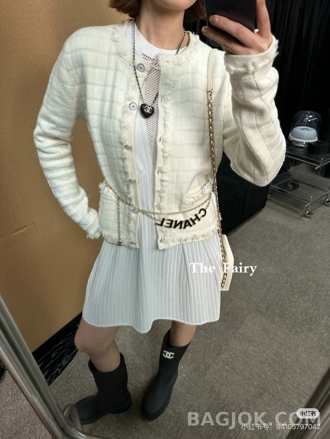 샤넬 샤넬 아이스 큐브 퀼팅 가디건 상세 이미지